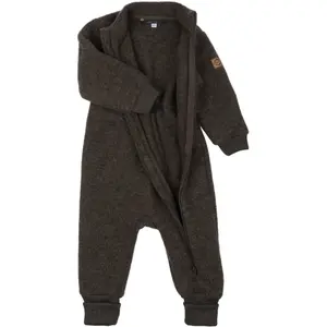 Grenouillère en laine côtelé bébé Mikk-Line image-2