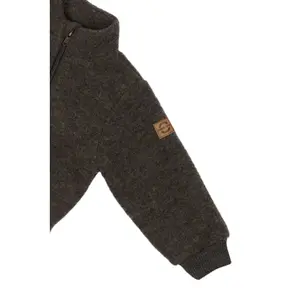 Grenouillère en laine côtelé bébé Mikk-Line image-3