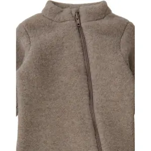 Grenouillère en laine côtelé bébé Mikk-Line image-2