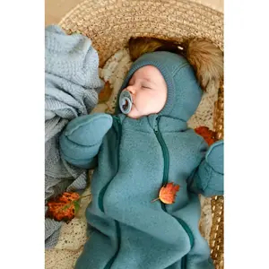 Full wool balaclava with baby pompom Mikk-Line image-4