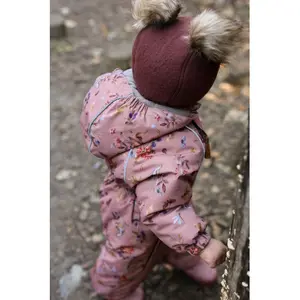 Full wool balaclava with baby pompom Mikk-Line image-3