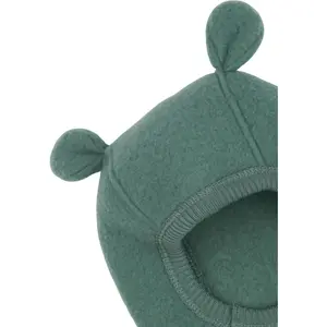 Gorro de lã integral com orelhas para menina bebé Mikk-Line image-2