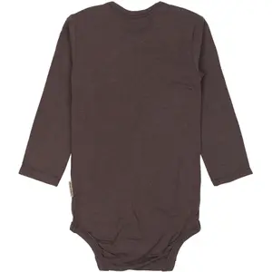 Body manches longues en laine/bambou bébé Mikk-Line image-1