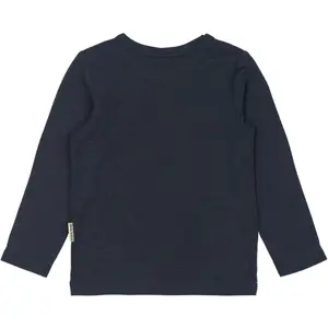 Długi rękaw bluzka bawełnowa dla niemowląt z wełny i bambusa Mikk-Line image-1