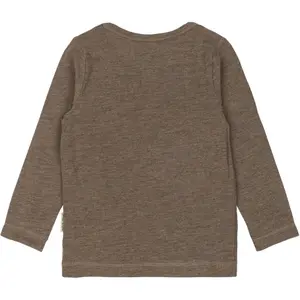 Długi rękaw bluzka bawełnowa dla niemowląt z wełny i bambusa Mikk-Line image-1