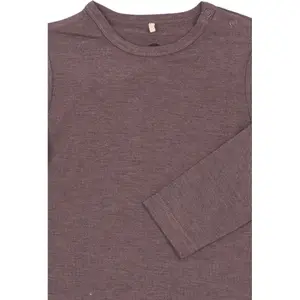 Długi rękaw bluzka bawełnowa dla niemowląt z wełny i bambusa Mikk-Line image-2