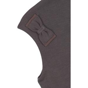 Girls' wool balaclava with windbreaker Mikk-Line Bow image-2