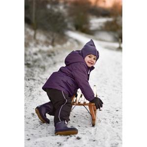 Girls' wool balaclava with windbreaker Mikk-Line Bow image-4