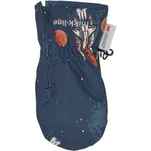Baby girl mittens Mikk-Line AOP image-1