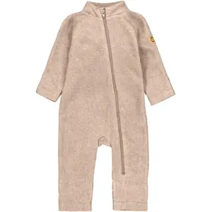 Baby cotton romper Mikk-Line Fleece image-0