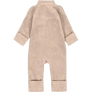Baby cotton romper Mikk-Line Fleece image-1