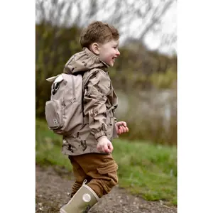 Waterproof hooded jacket for children Mikk-Line AOP image-2