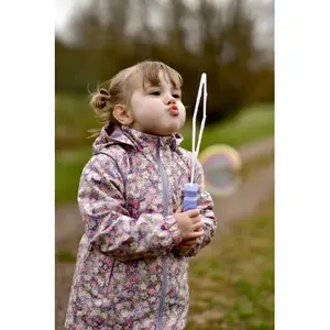 Waterproof hooded jacket for children Mikk-Line AOP image-2