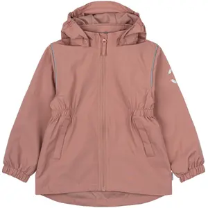 Baby girl hooded rain jacket Mikk-Line image-0