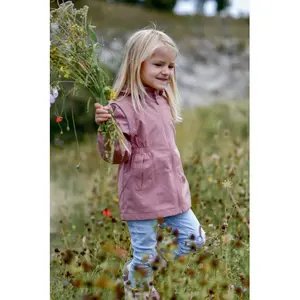 Baby girl hooded rain jacket Mikk-Line image-2