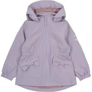 Girl's hooded waterproof jacket Mikk-Line 3D image-0