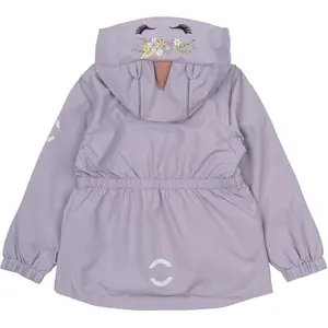 Girl's hooded waterproof jacket Mikk-Line 3D image-1