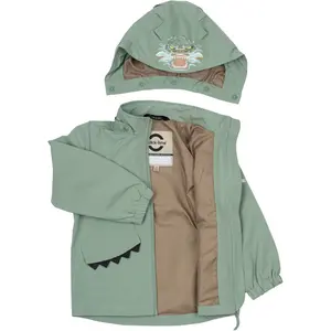 Baby boy waterproof hoodie jacket Mikk-Line 3D image-2