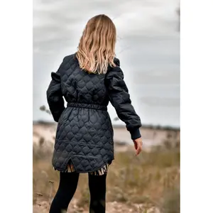 Long down jacket for girls Mikk-Line image-2
