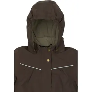 Girl's hooded waterproof jacket Mikk-Line image-2