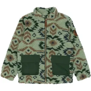 Kurtka dziecięca Mikk-Line Teddy Mix Aop image-0