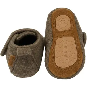 Zapatillas de lana bordadas para bebé Mikk-Line image-2