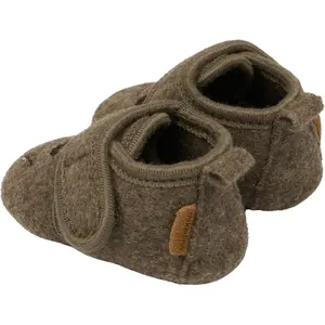 Zapatillas de lana bordadas para bebé Mikk-Line image-3