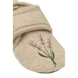 Zapatillas de lana bordadas para bebé Mikk-Line image-4