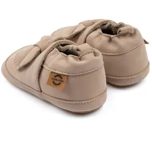 Leather slippers for girls Mikk-Line Solid image-1