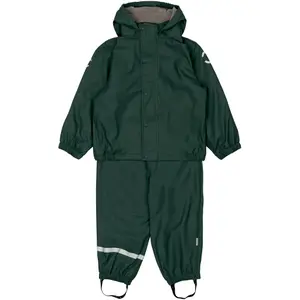 Children's polar rain set with straps Mikk-Line image-0