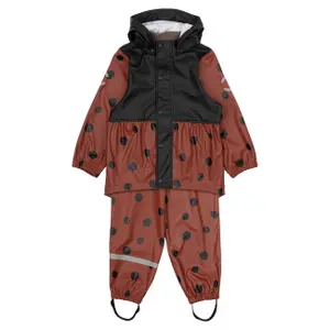 Regenanzug für Mädchenbabys Mikk-Line Ladybug