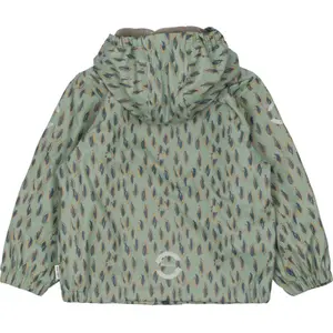 Recycled polar rain set with straps for baby Mikk-Line image-2