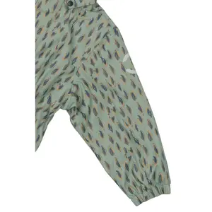 Recycled polar rain set with straps for baby Mikk-Line image-4