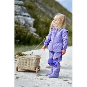 Baby girl's thermal set Mikk-Line Frill AOP image-2