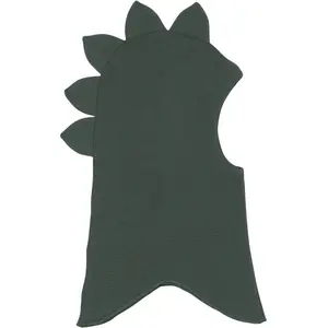 Child's double cotton balaclava Mikk-Line Dino image-1