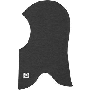 9045noos-dark-grey-melange-doppellagige-baumwollhaube-fur-kinder-mikk-line-dunkelgrau-melange