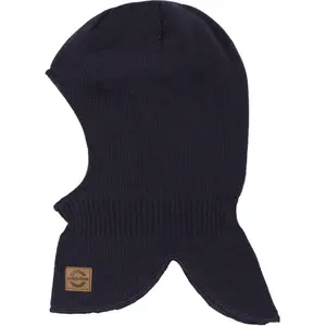 Waterproof knitted wool balaclava for kids Mikk-Line image-1