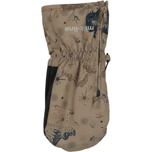 Kids' zip mittens Mikk-Line Aop image-1