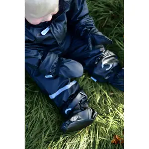 Recycled baby rain mittens Mikk-Line PU image-1