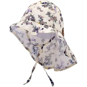 Chapeau de soleil bébé fille Mikk-Line AOP image-0