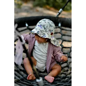 Chapeau de soleil bébé fille Mikk-Line AOP image-2