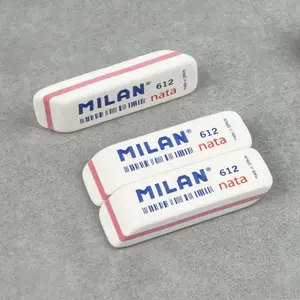 Box of 12 children's pencil-ink erasers Milan image-1