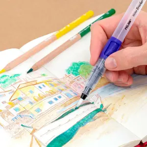 Waterbrush coloring with 5 watercolor bulbs Milan image-3
