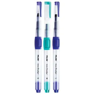 Box of 3 children's brushes with refillable reservoir Milan Agua image-1