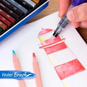 Box of 3 children's brushes with refillable reservoir Milan Agua image-5