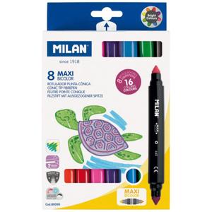 262067-etui-8-feutres-bicolores-maxi-milan-multicolore-tu