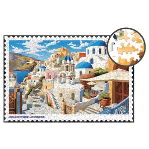 Puzzle de 500 pièces en bois Milliwood Santorini
