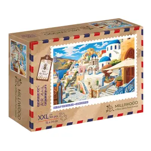 Puzzle de 500 pièces en bois Milliwood Santorini image-2
