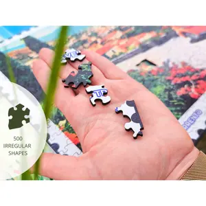 Puzzle de 500 pièces en bois Milliwood Sorrento image-1