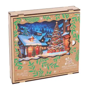 Puzzle de 200 pièces Milliwood Village de Noël image-1